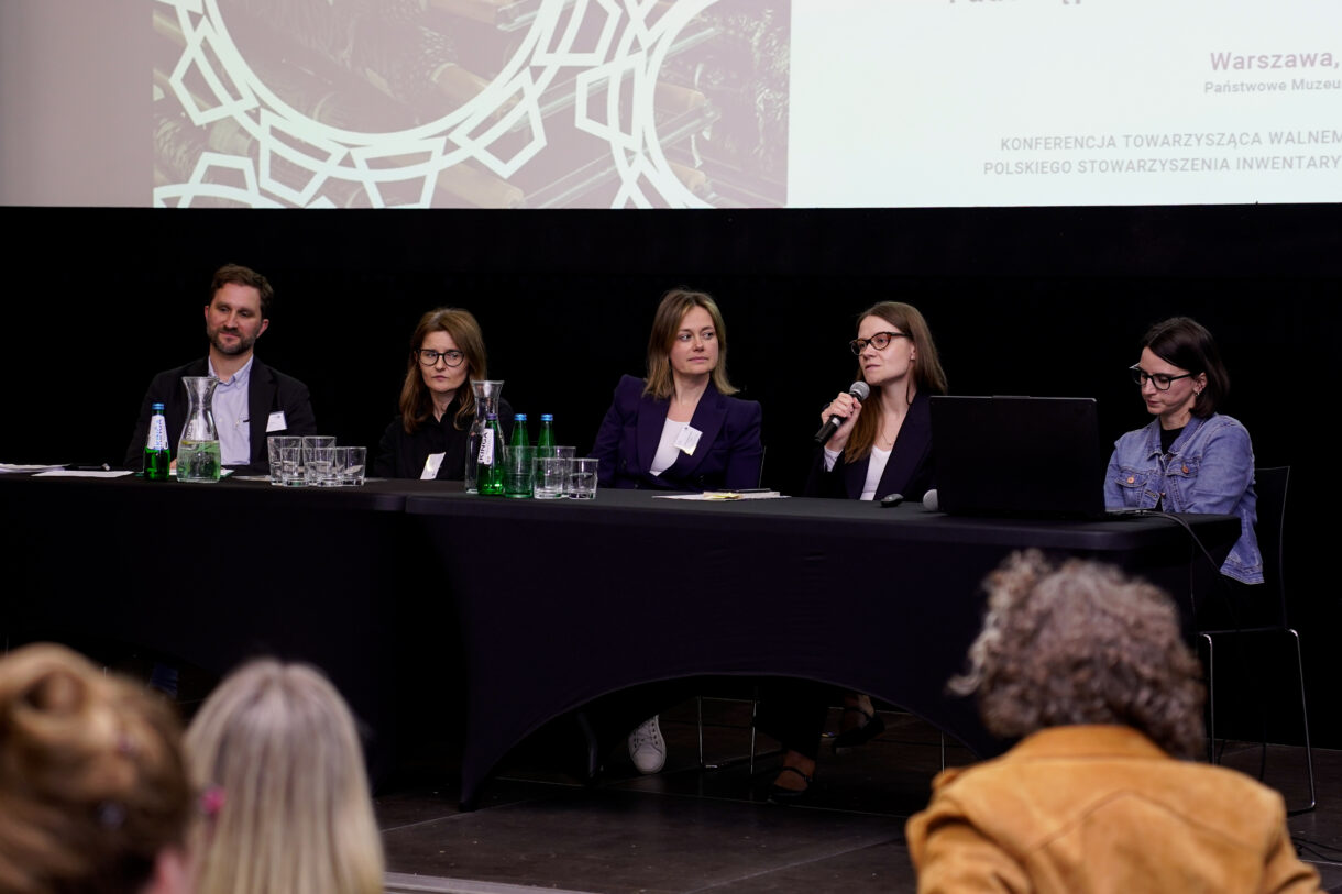konferencja towarzysząca Walnego Zebraniu Członków PSIM pt. „Kolekcja dobrze zarządzana. Współczesne wyzwania i praktyki w gromadzeniu, dokumentacji, ochronie i udostępnianiu zbiorów muzealnych”, Autorka zdjęć: ©Anna Zdankiewicz / Państwowe Muzeum Etnograficzne